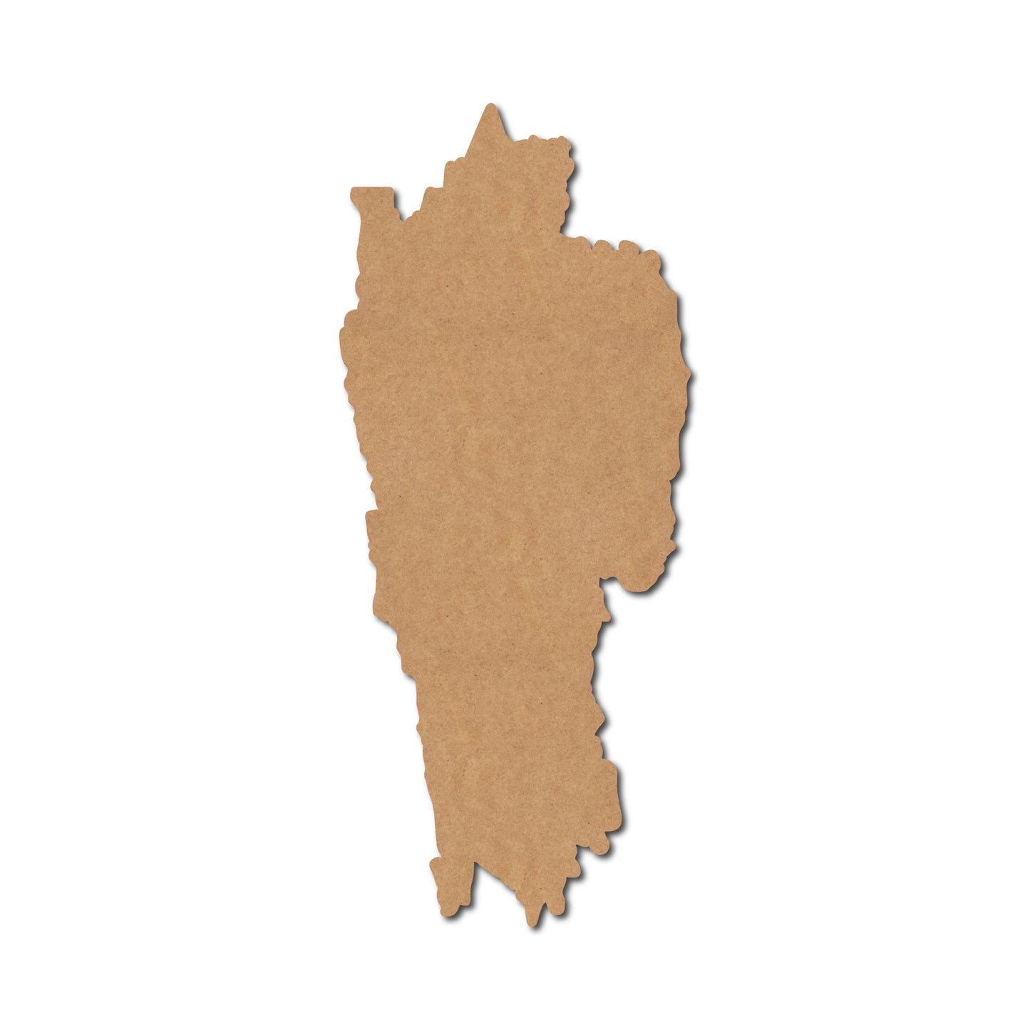 Mizoram Map Cutout MDF Design 1