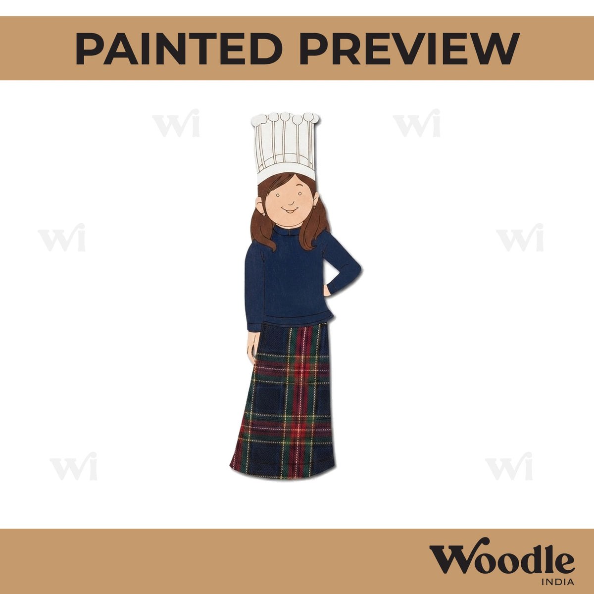 Mizoram Woman Pre Marked MDF Design 1