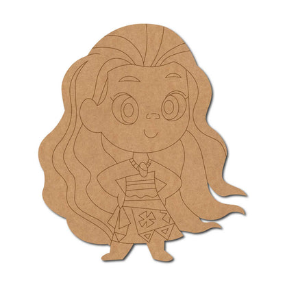 Moana Disney Girl Pre Marked MDF Design 3
