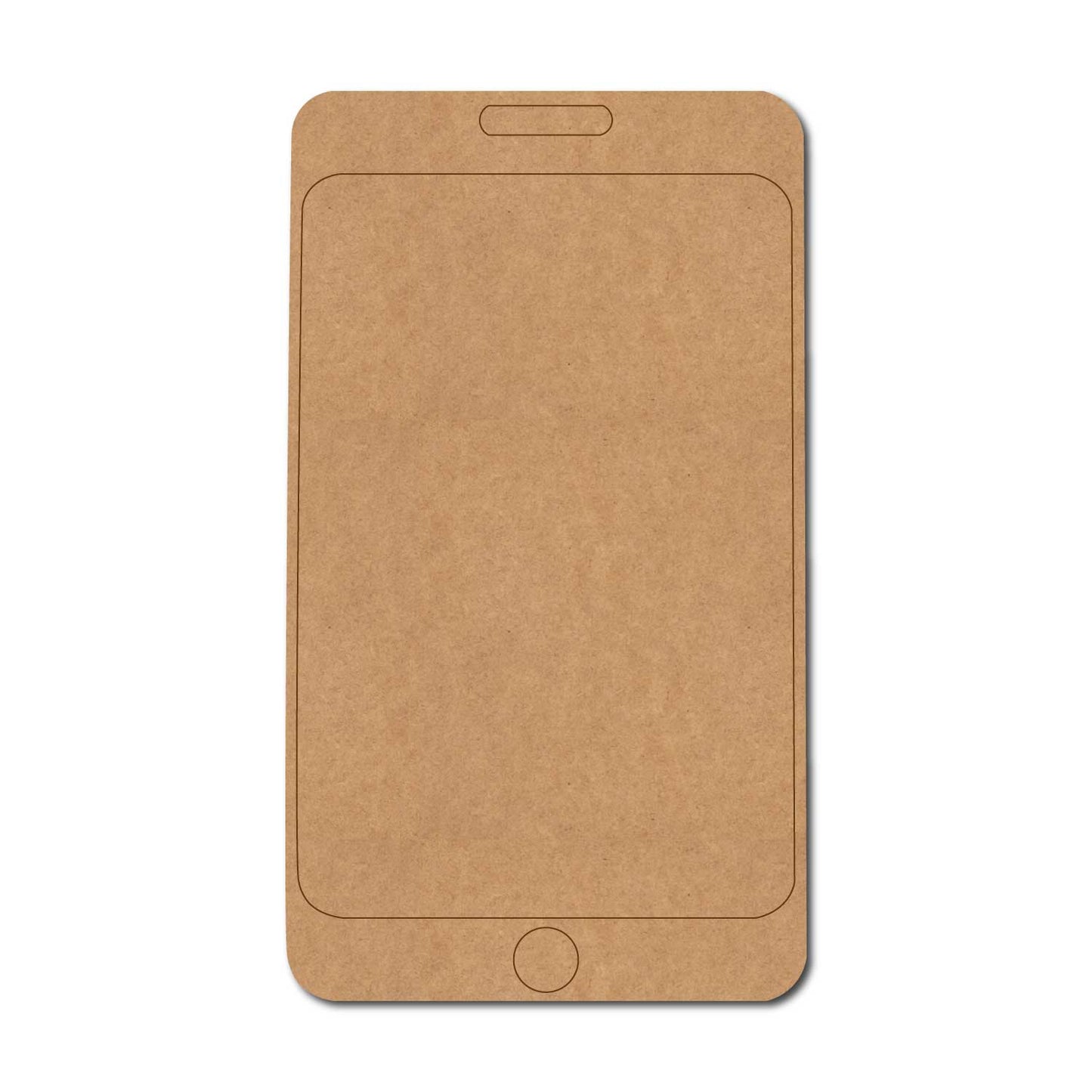 Mobile Phone Pre Marked MDF Design 1