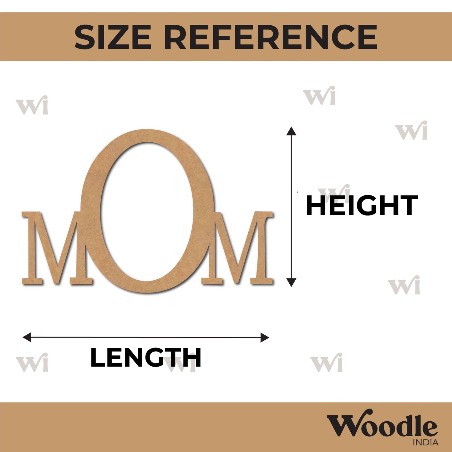 Mom Cutout MDF Design 1
