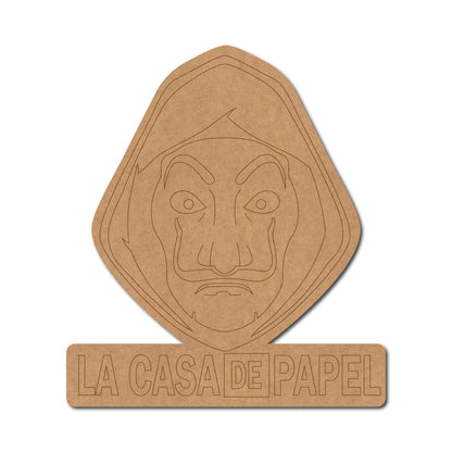 Money Heist Pre Marked Base MDF Design 1
