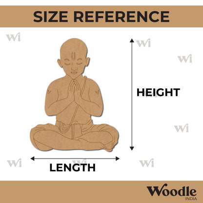Monk Pre Marked MDF Design 1