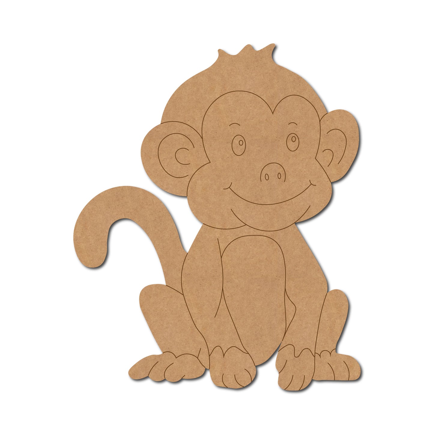 Monkey Pre Marked MDF Design 1