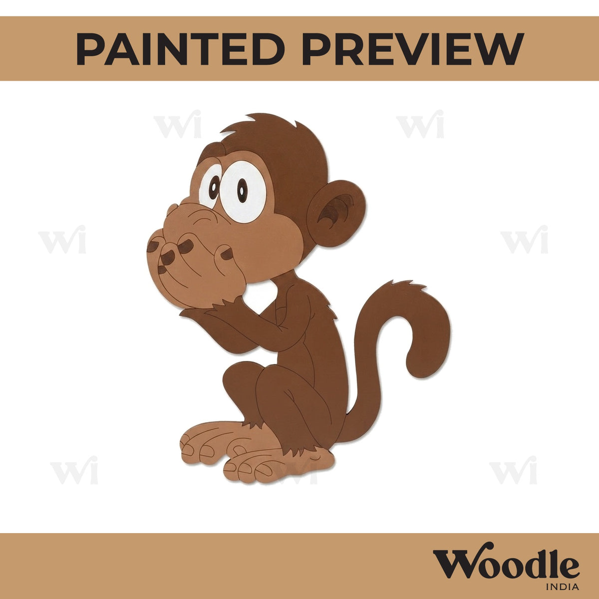 Monkey Pre Marked MDF Design 10