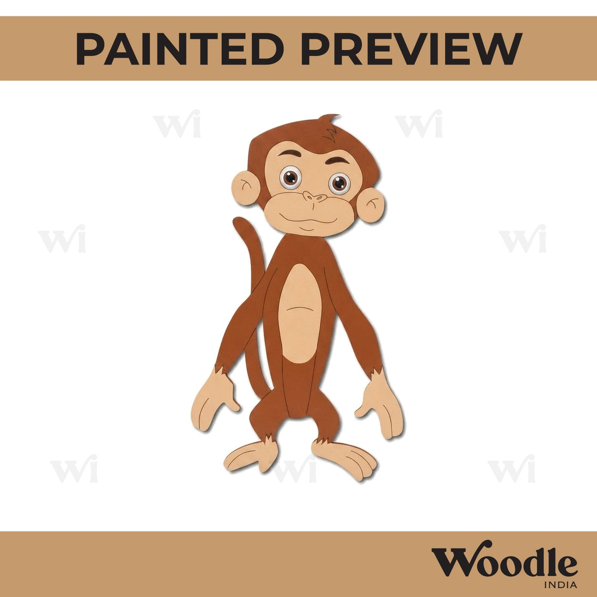 Monkey Pre Marked MDF Design 13