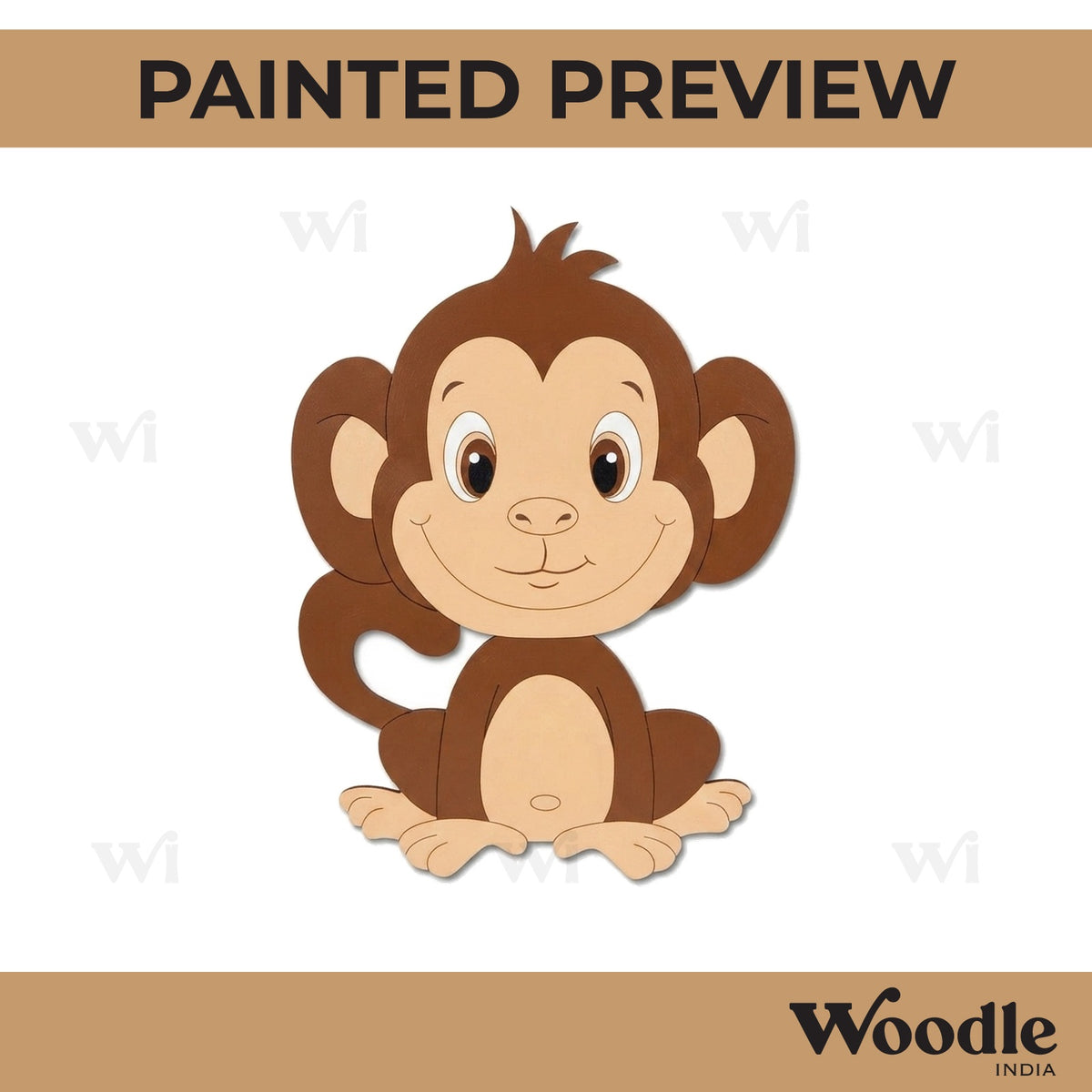 Monkey Pre Marked MDF Design 14