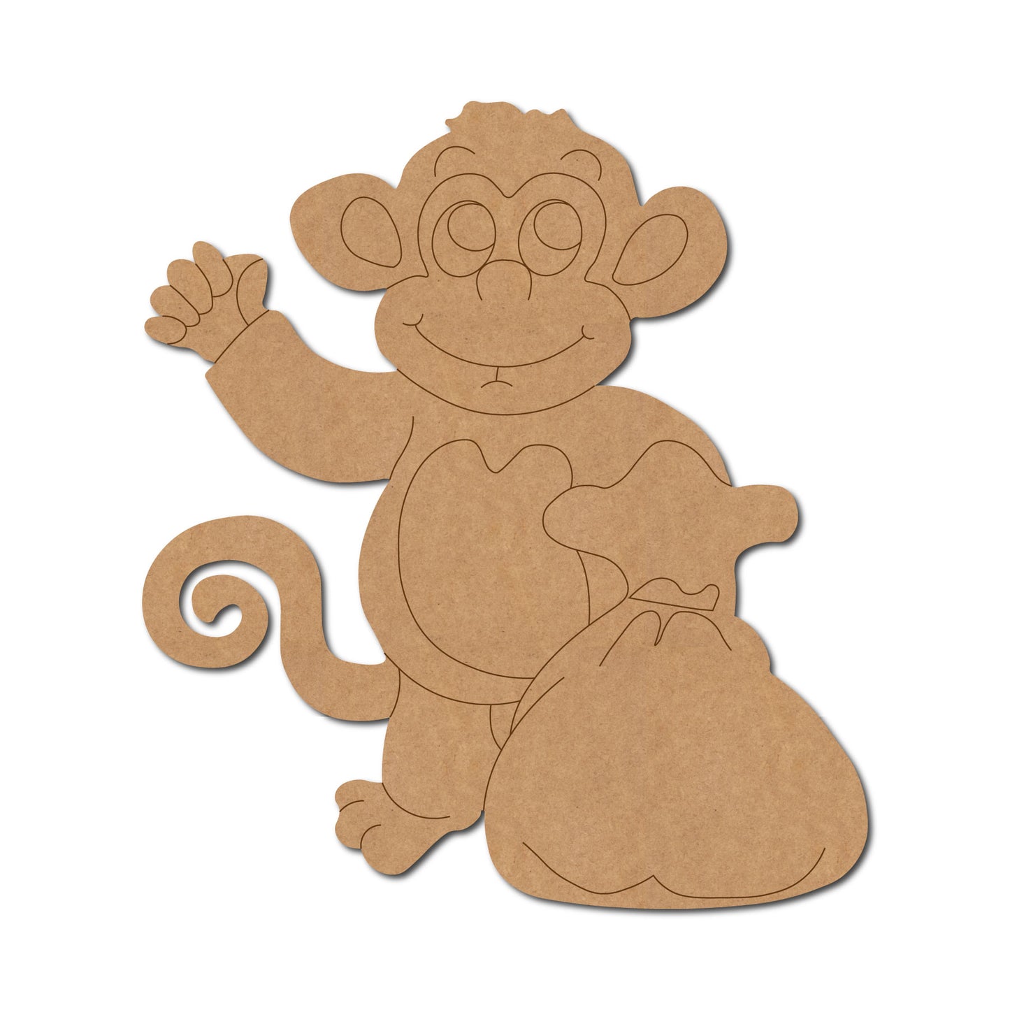 Monkey Pre Marked MDF Design 3