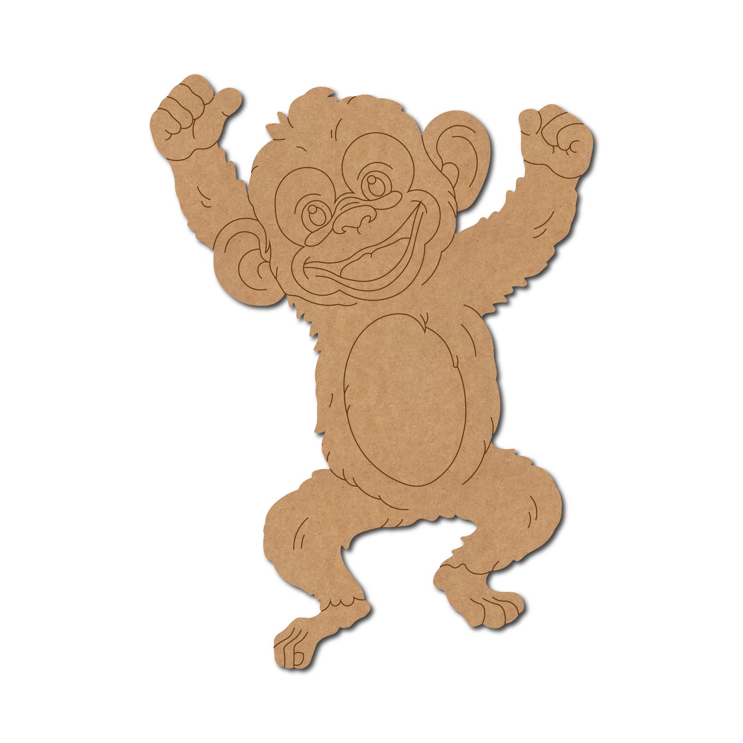 Monkey Pre Marked MDF Design 5