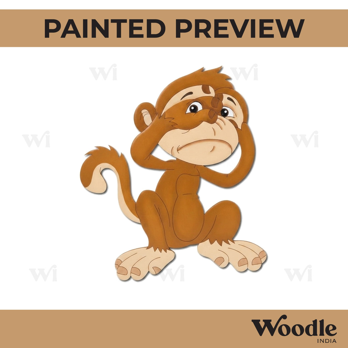 Monkey Pre Marked MDF Design 9