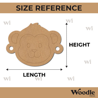 Monkey Rakhi Pre Marked MDF Design 1