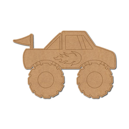 Monster Truck Pre Marked MDF Design 1