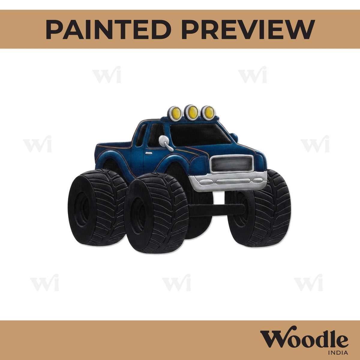 Monster Truck Pre Marked MDF Design 2