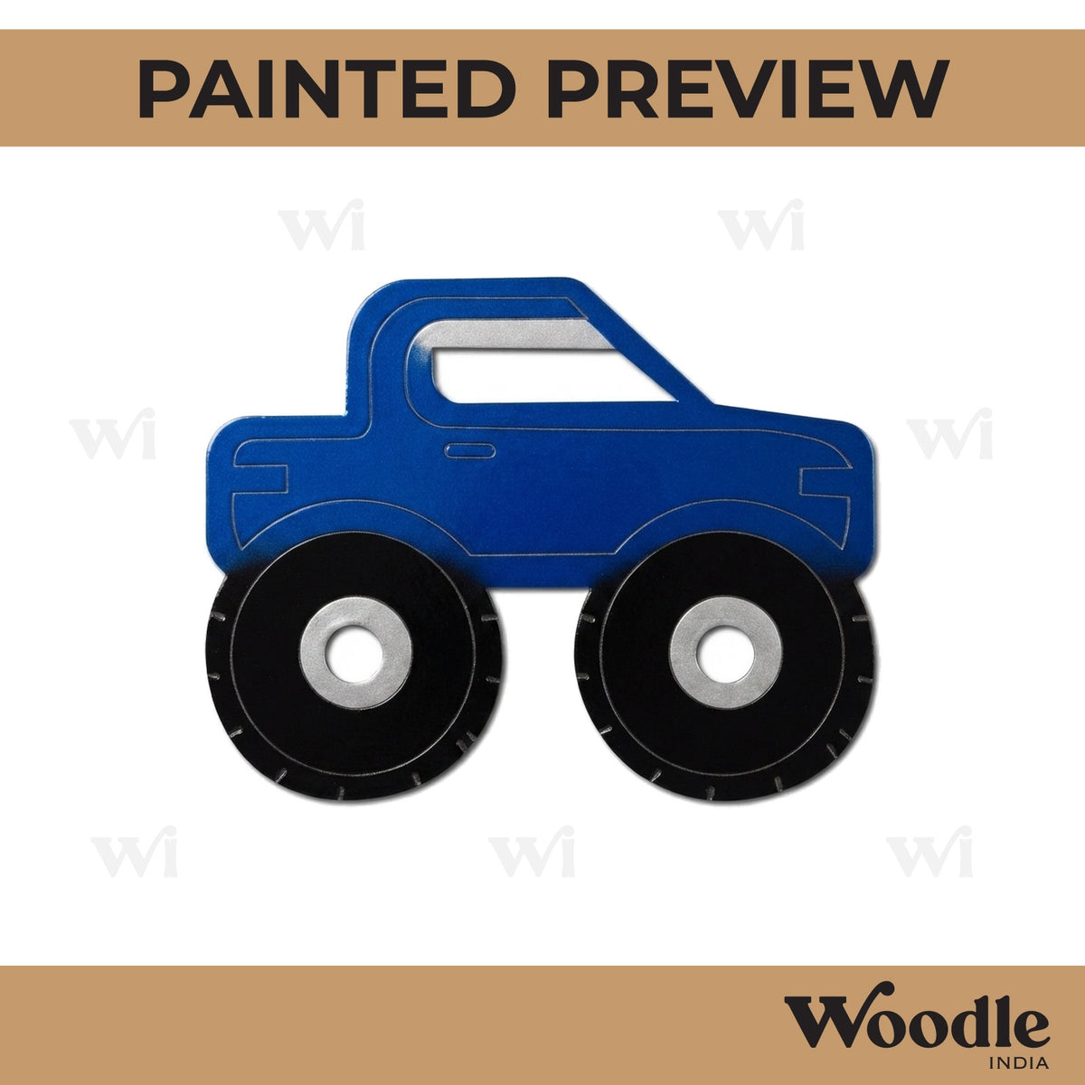 Monster Truck Pre Marked MDF Design 3