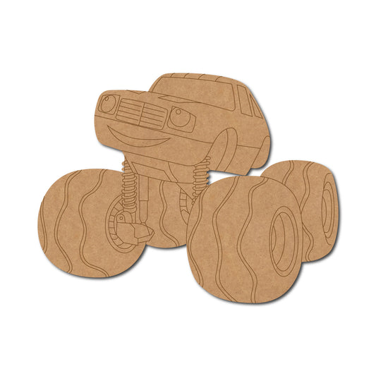 Monster Truck Pre Marked MDF Design 4