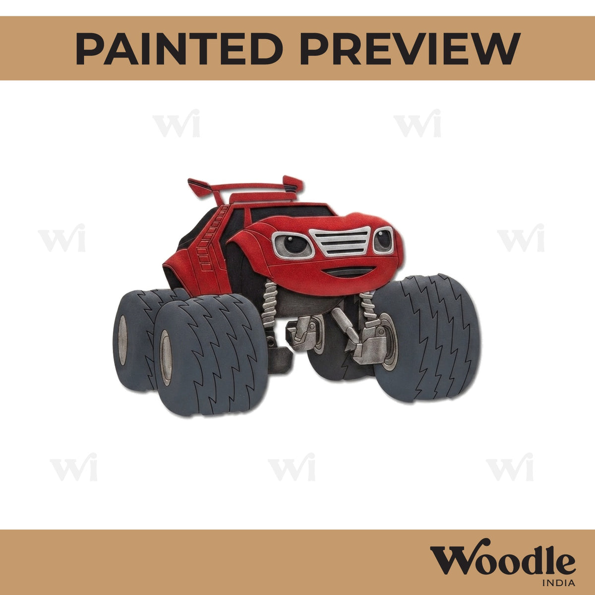 Monster Truck Pre Marked MDF Design 5