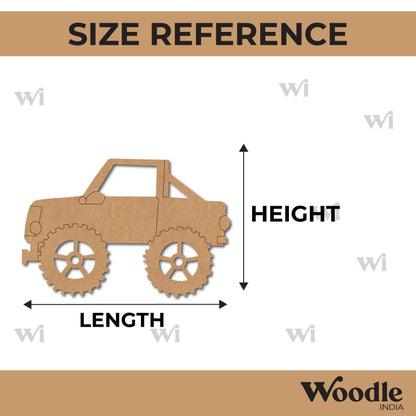 Monster Truck Pre Marked MDF Design 6