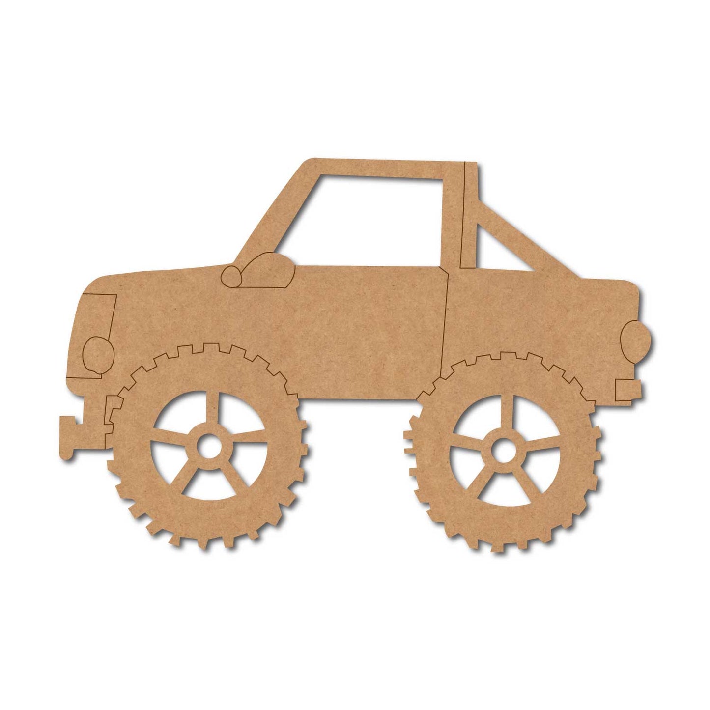 Monster Truck Pre Marked MDF Design 6