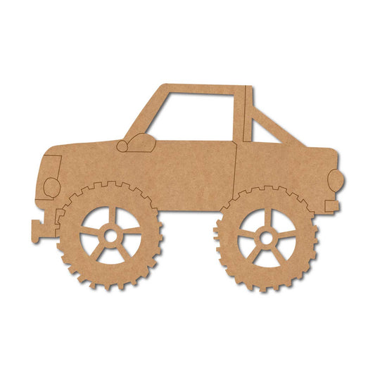Monster Truck Pre Marked MDF Design 6