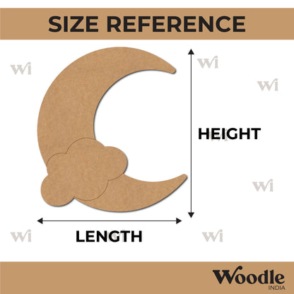 Moon Cloud Pre Marked MDF Design 1