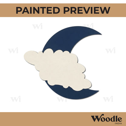 Moon Cloud Pre Marked MDF Design 2