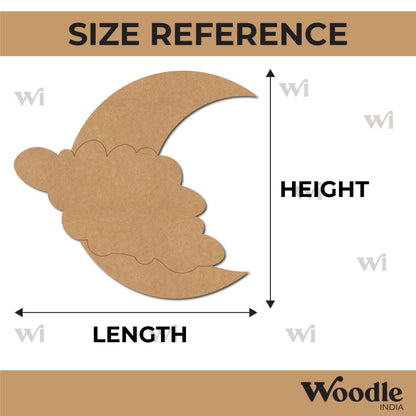 Moon Cloud Pre Marked MDF Design 2