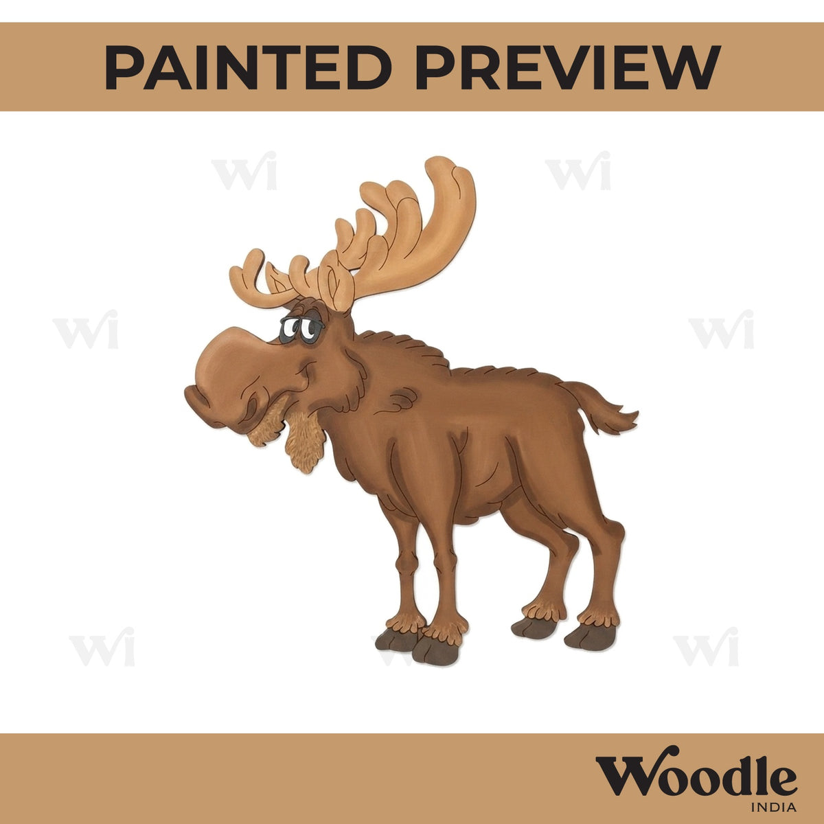Moose Pre Marked MDF Design 1