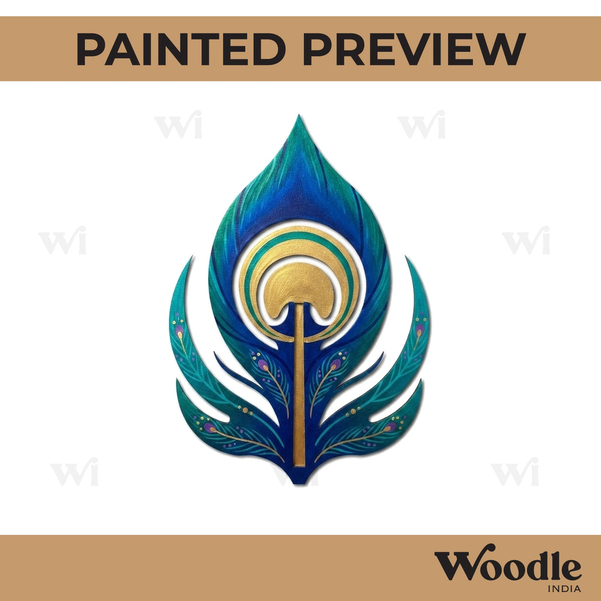 Mor Pankh Cutout MDF Design 1