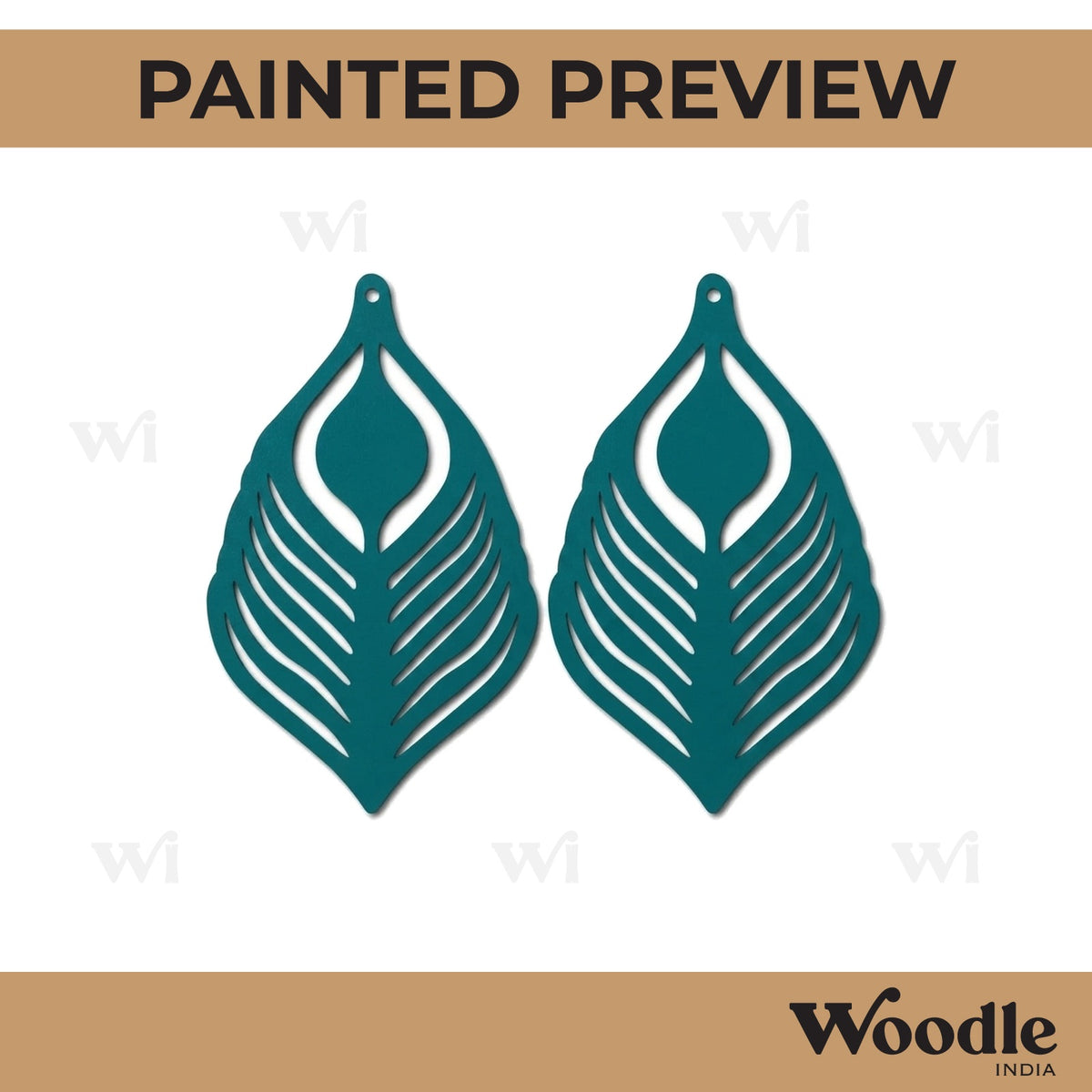 Mor Pankh Earrings MDF Design 2