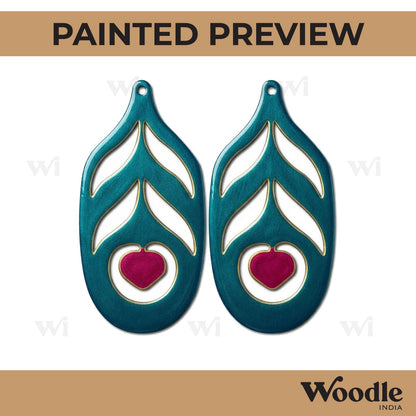 Mor Pankh Earrings MDF Design 3