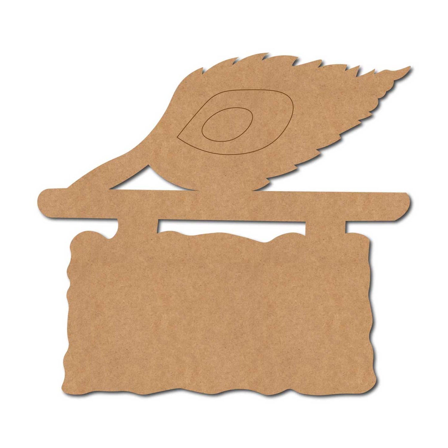 Mor Pankh Pre Marked Base MDF Design 1