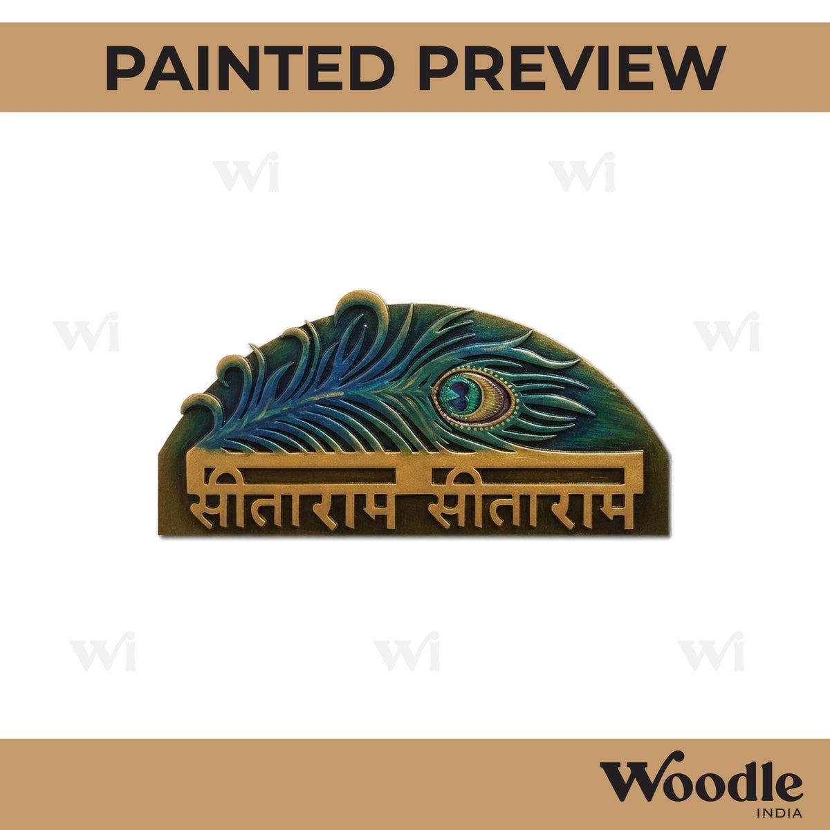 Mor Pankh Sitaram Two Layered Base MDF Design 1