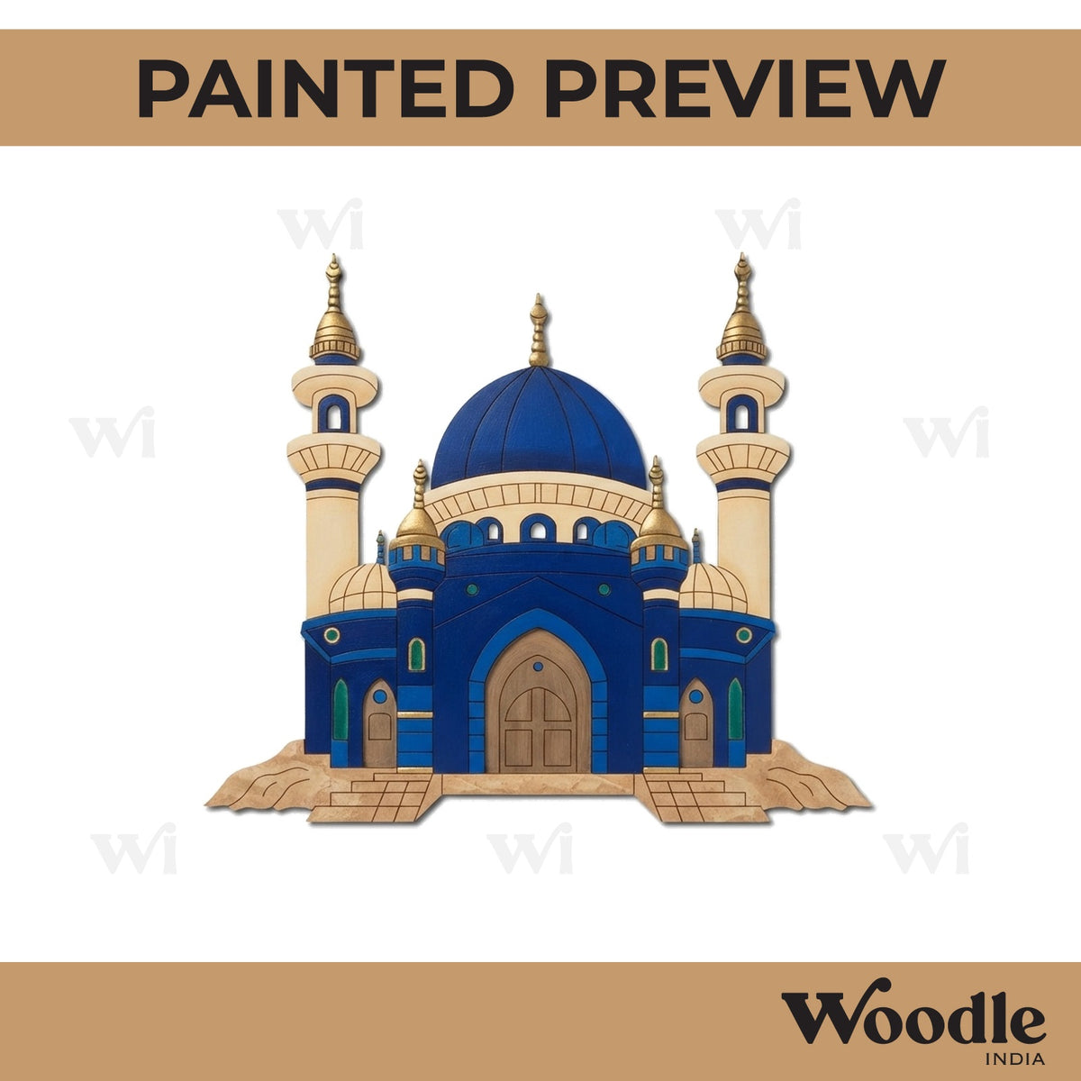 Mosque Pre Marked MDF Design 1