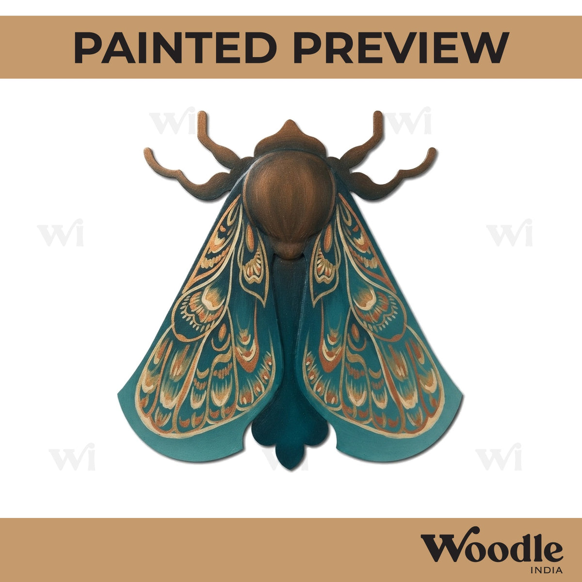 Moth Cutout MDF Design 1