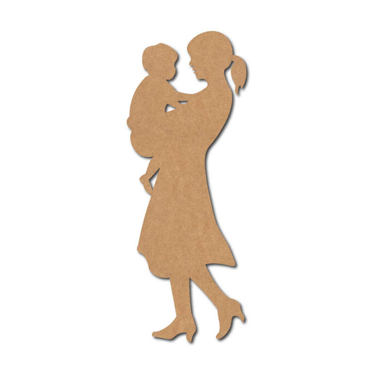 Mother With Child Cutout MDF Design 2