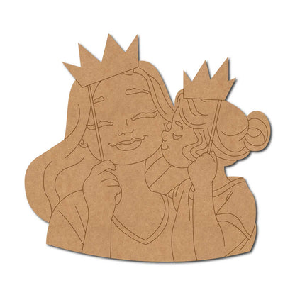 Mother With Child Pre Marked MDF Design 11