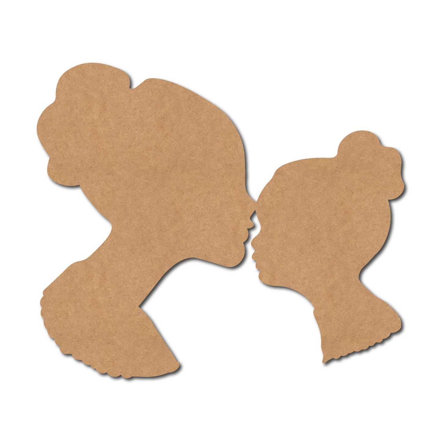 Mother With Daughter Cutout MDF Design 3