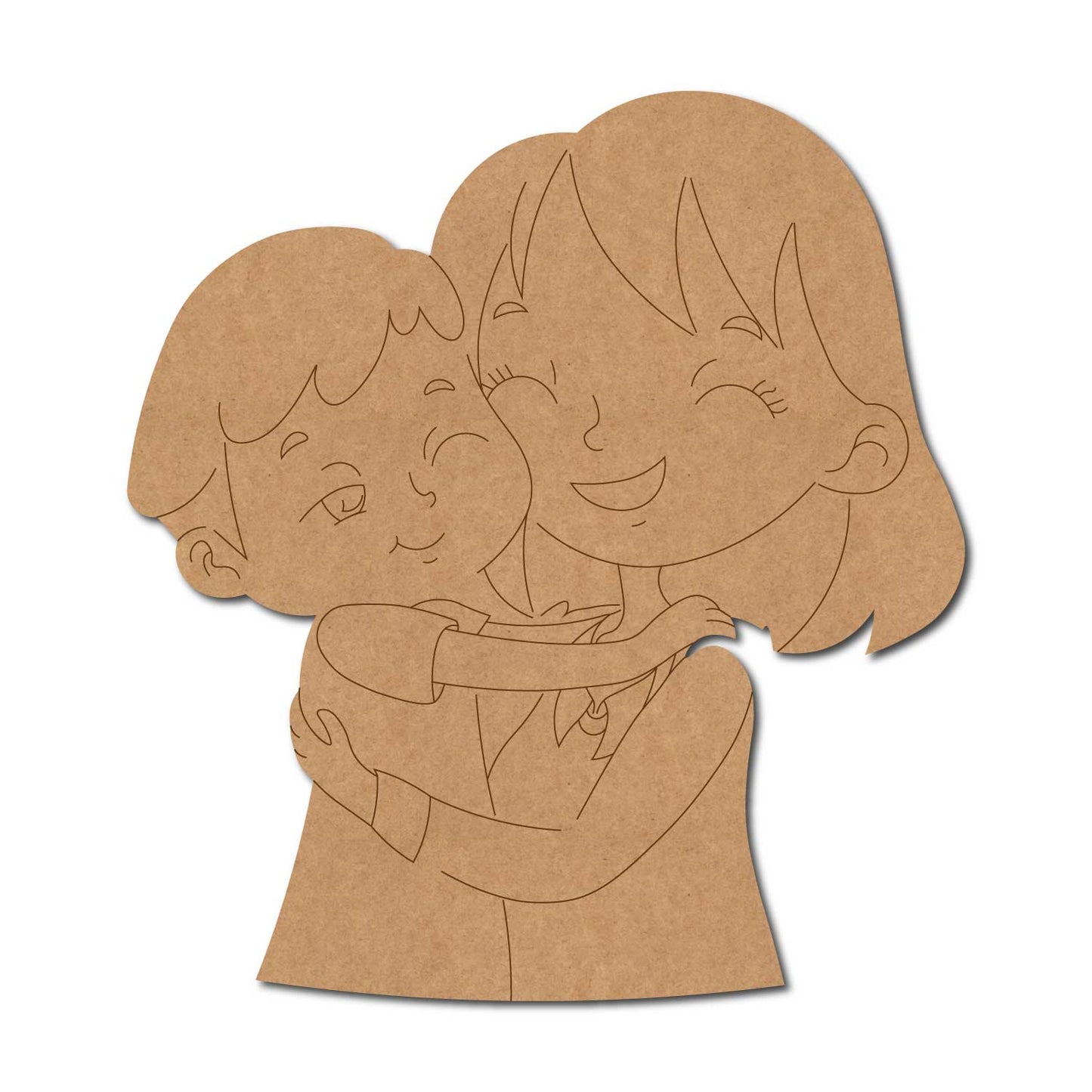 Mother With Son Pre Marked MDF Design 4