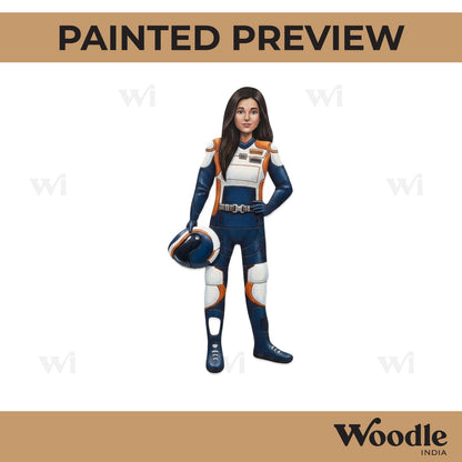 Motorbike Racer Pre Marked MDF Design 1
