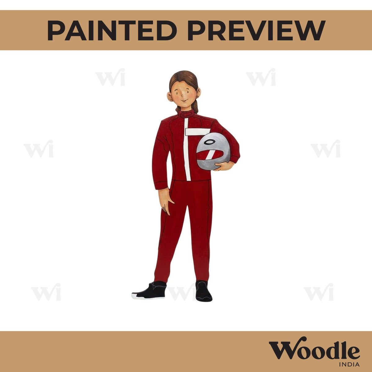 Motorcar Racer Pre Marked MDF Design 1
