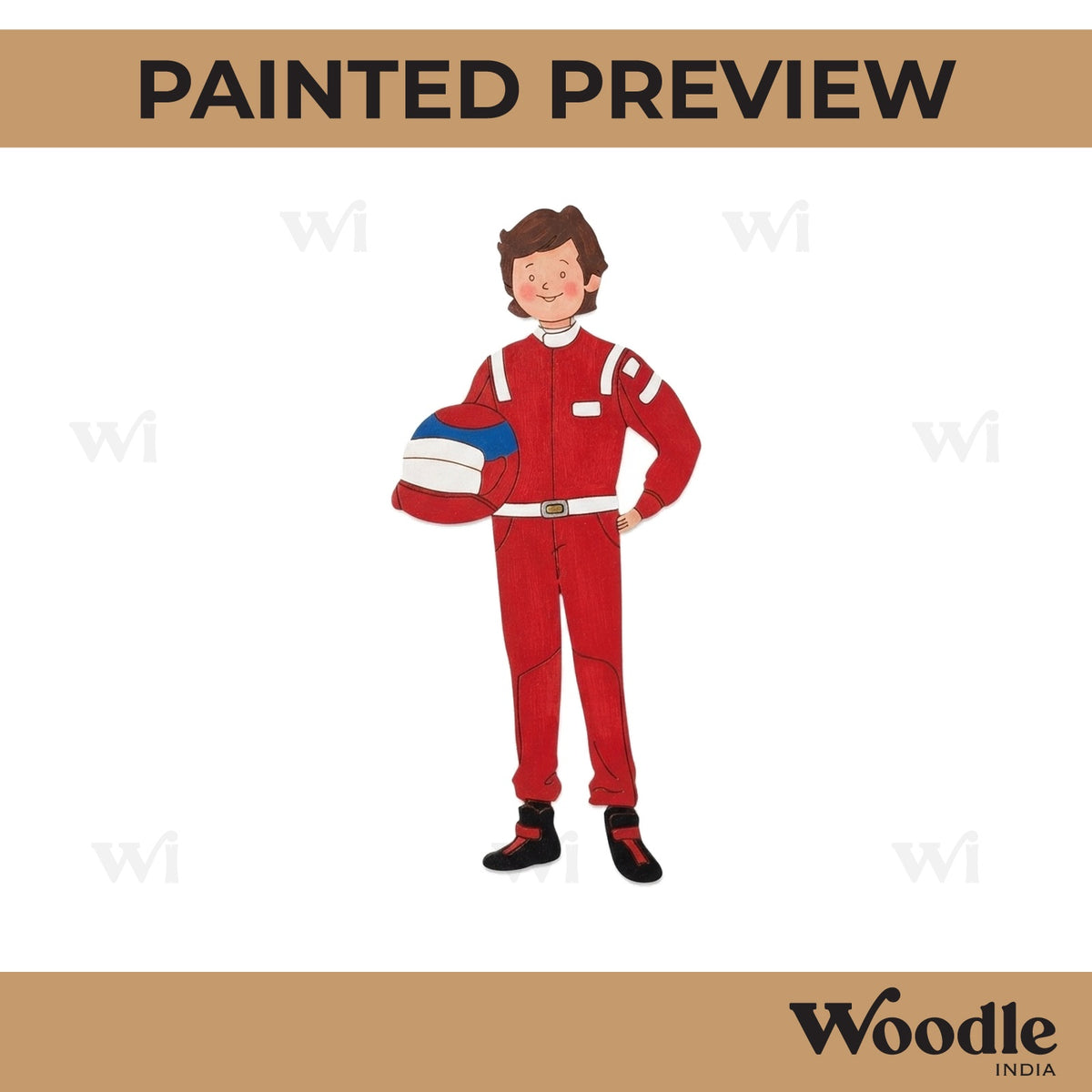 Motorcar Racer Pre Marked MDF Design 2