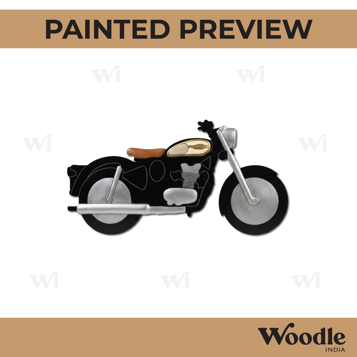 Motorcycle Pre Marked MDF Design 1