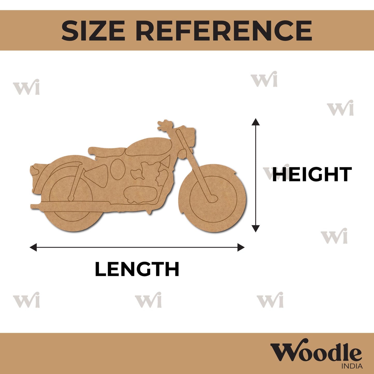 Motorcycle Pre Marked MDF Design 1