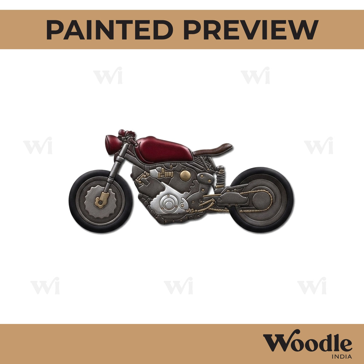 Motorcycle Pre Marked MDF Design 2