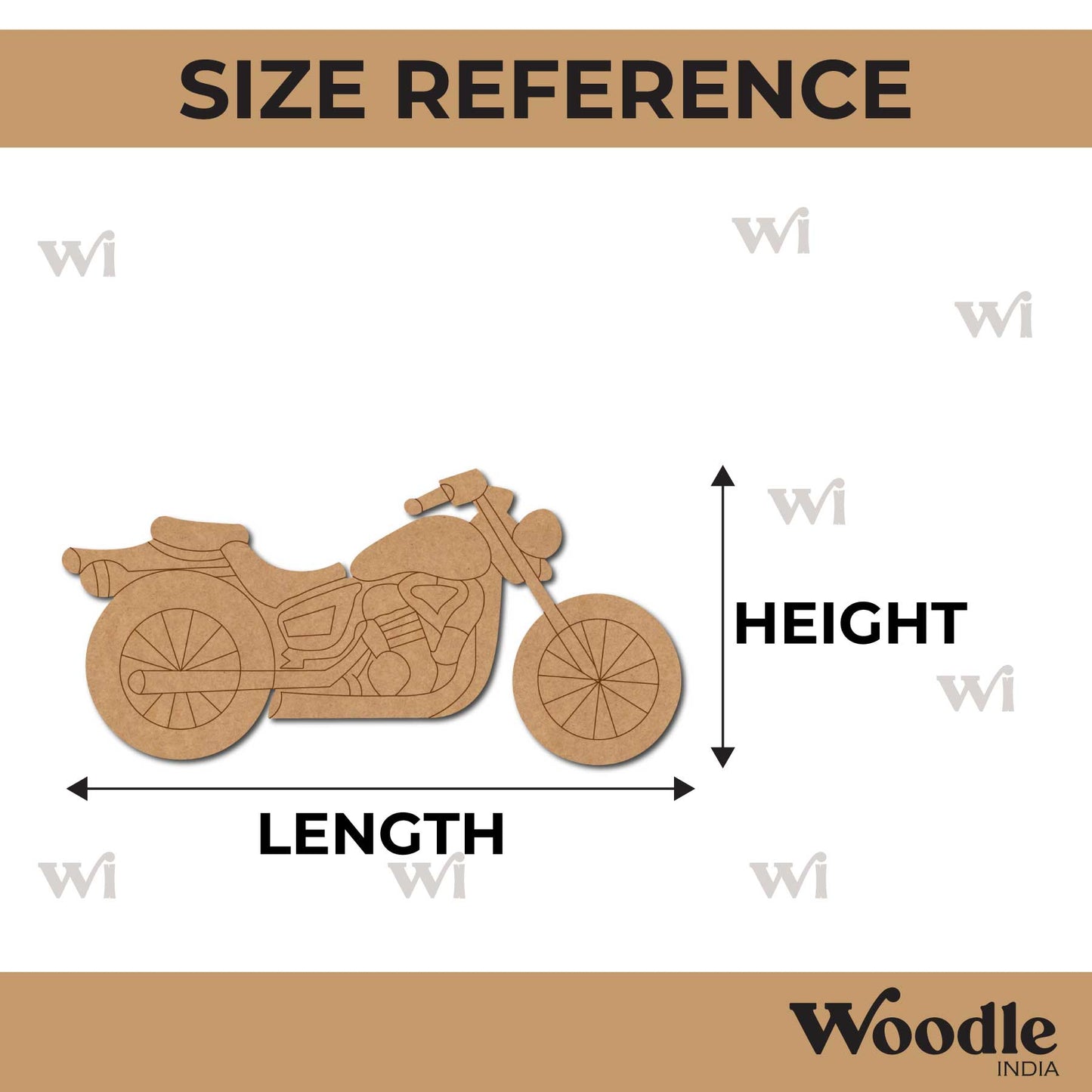 Motorcycle Pre Marked MDF Design 3