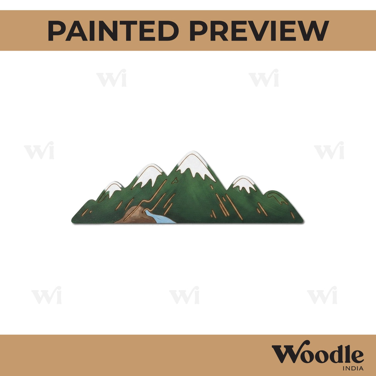 Mountain Pre Marked MDF Design 2