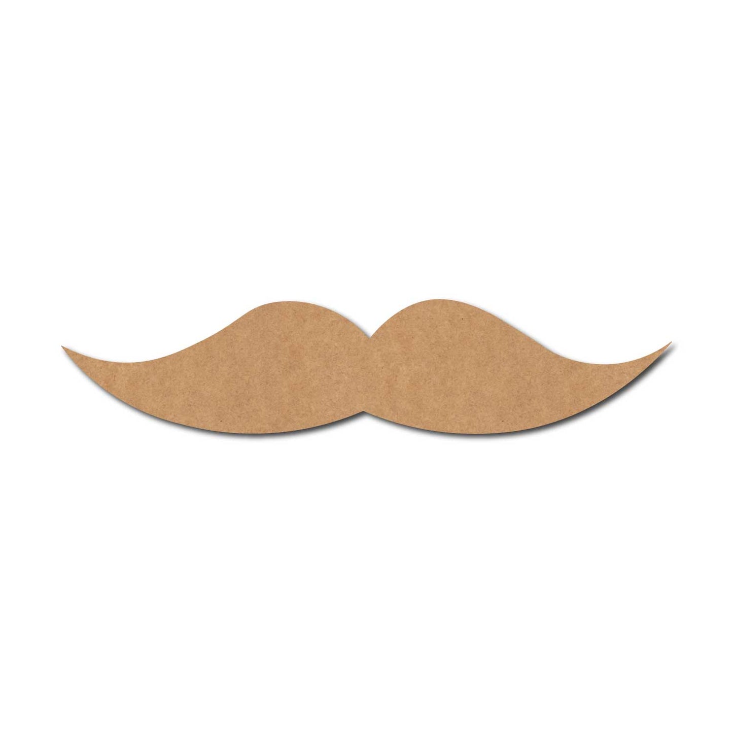 Moustache Cutout MDF Design 3