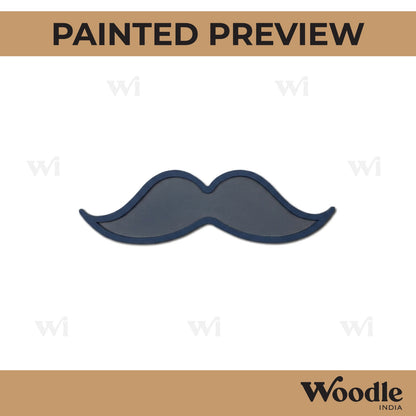 Moustache Two Layered Base MDF Design 1