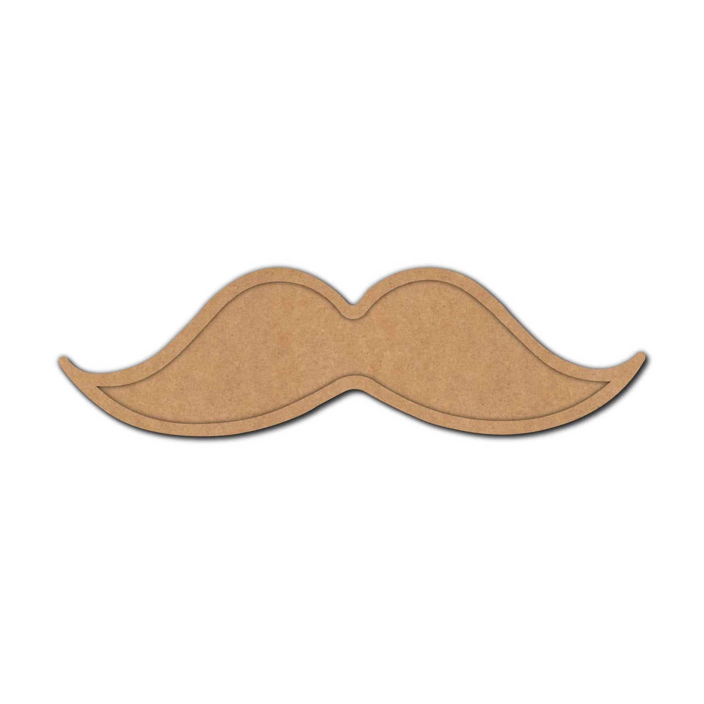 Moustache Two Layered Base MDF Design 1