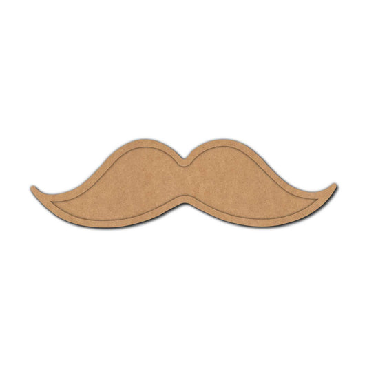 Moustache Two Layered Base MDF Design 1